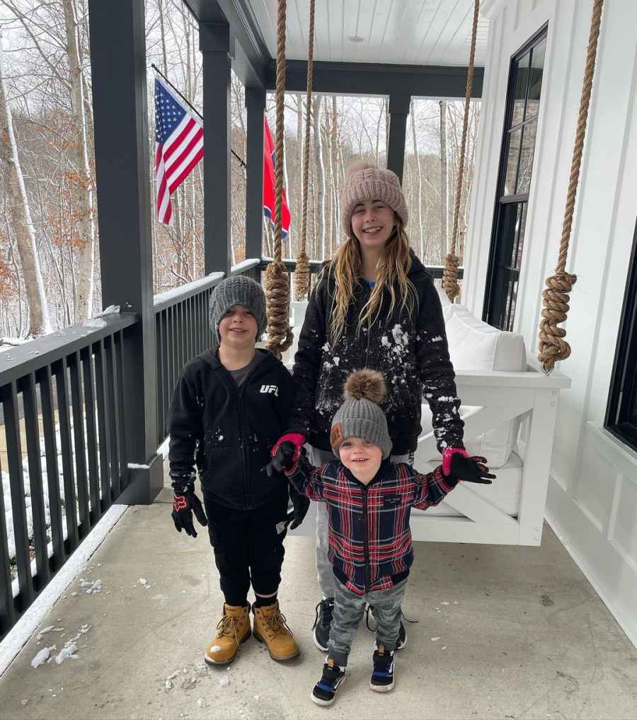 Celeb Parents Playing in the Snow With Their Kids Christina Haack