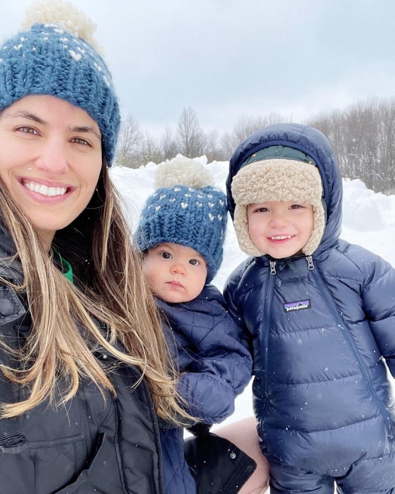 Celeb Parents Playing in the Snow With Their Kids Jerry Ferrara
