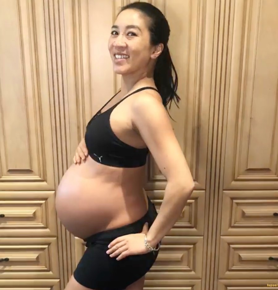Celebs Who Hid Baby Bumps Amid Quarantine Michelle Kwan