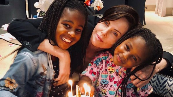 Charlize Theron Shares Rare Photo of Daughters August and Jackson on Her Mom Birthday
