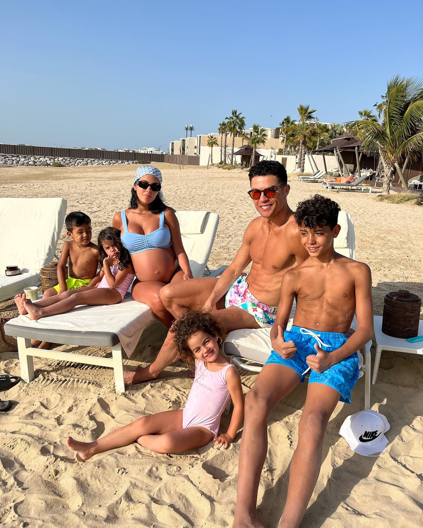 Cristiano Ronaldo’s Partner Georgina Shows Baby Bump Progress in Bikini