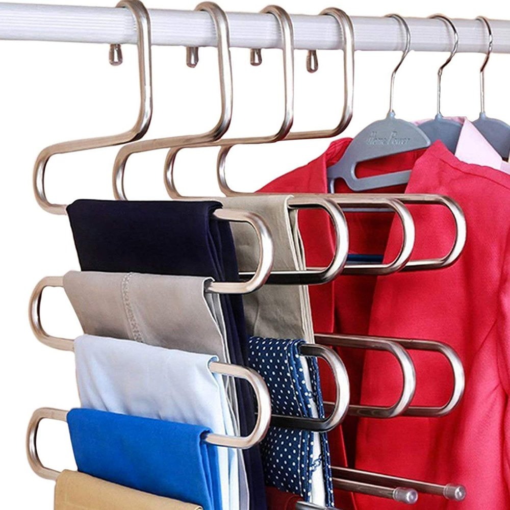 DOIOWN S-Type Stainless Steel Hangers