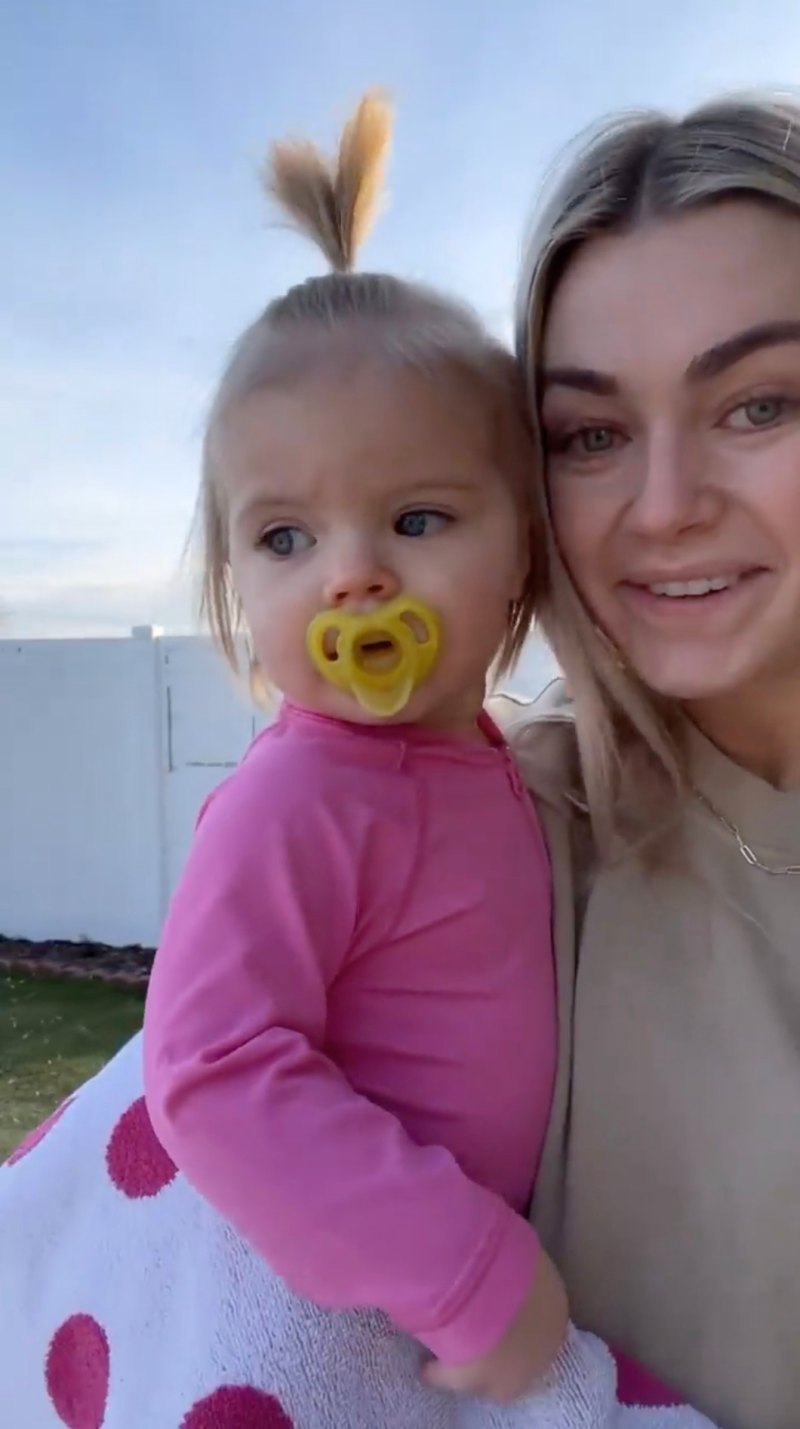 DWTS’ Lindsay Arnold and More Celebs Teaching Their Babies to Swim