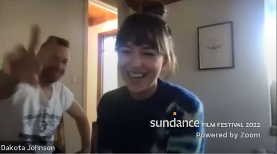 Dakota Johnson Laughs Off Chris Martin's Accidental Cameo During Sundance Interview