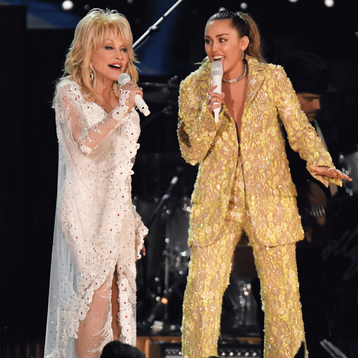 Dolly Parton Jokes ‘Nobody’ Gives Goddaughter Miley Cyrus Advice: 'She's Headstrong as am I'
