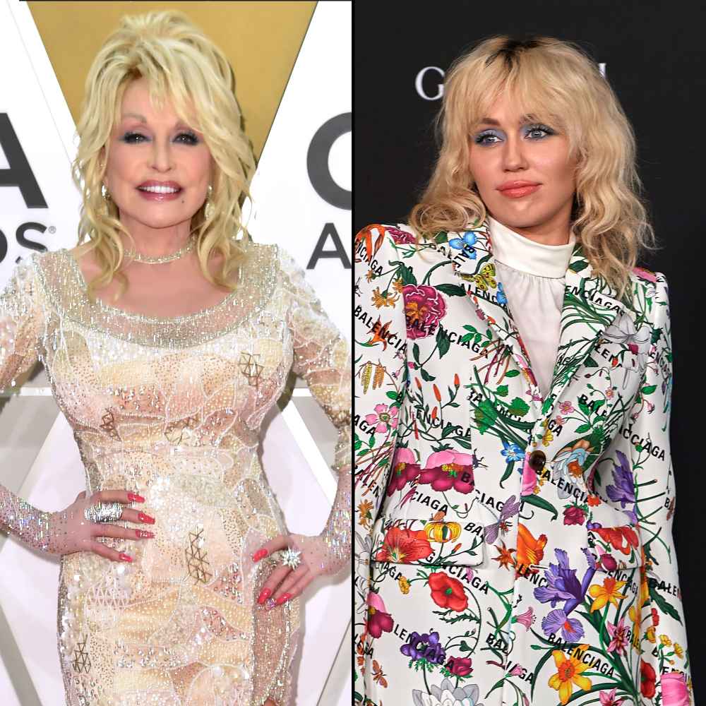 Dolly Parton Jokes ‘Nobody’ Gives Goddaughter Miley Cyrus Advice: 'She's Headstrong as am I'