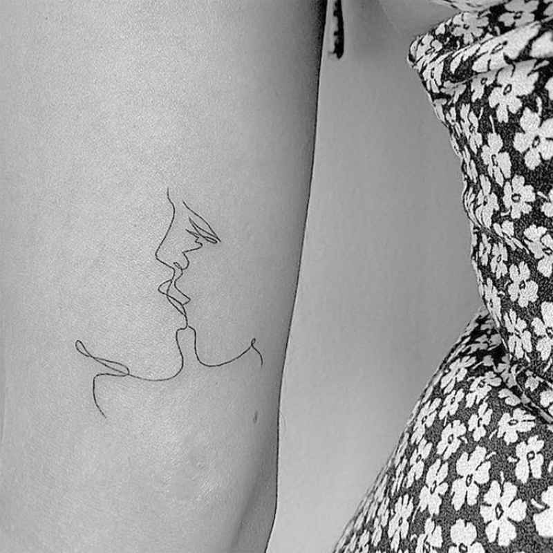 Eiza Gonzalez Adds an Abstract Portrait to Her Tattoo Collection: ‘Lovers’