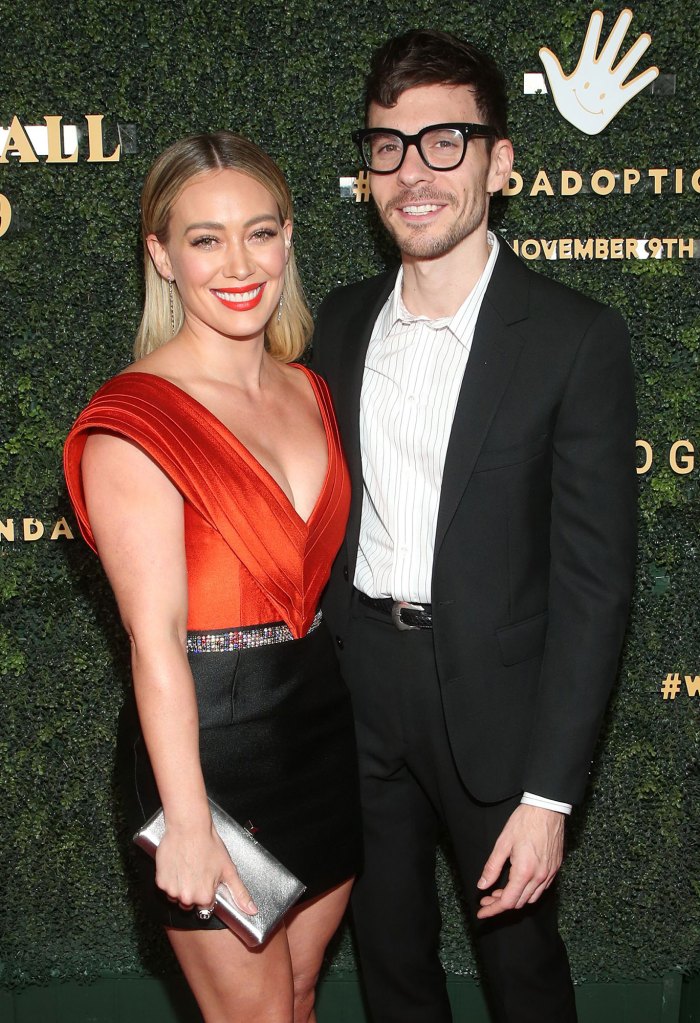 Hilary Duff Blushes as Husband Matthew Koma Tries to Get Her Ex's Attention at Dinner