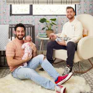Inside Lance Bass and Michael Turchin Twin Babies Colorful Nursery 2