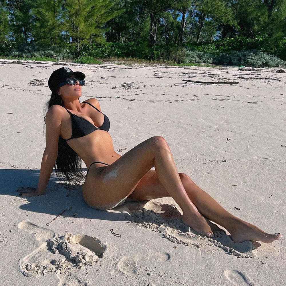 Is Kim Kardashian Hinting Pete Davidson Took That Bikini Photo Beach Party Pic Raises Eyebrows