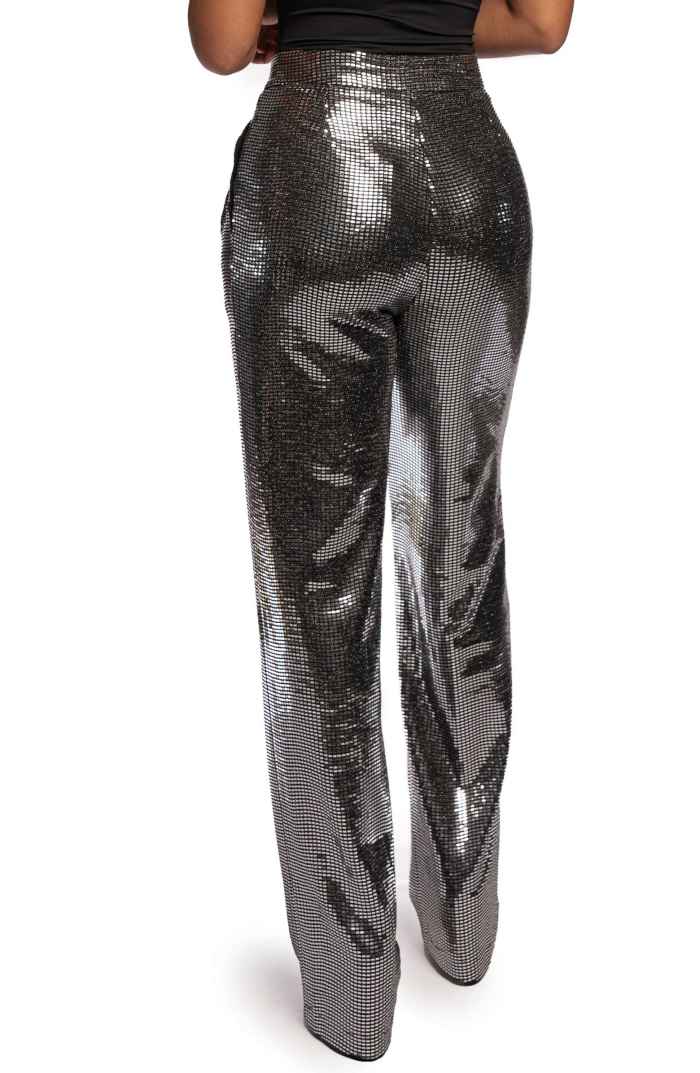 JLUXLABEL Sequin Wide Leg Pants