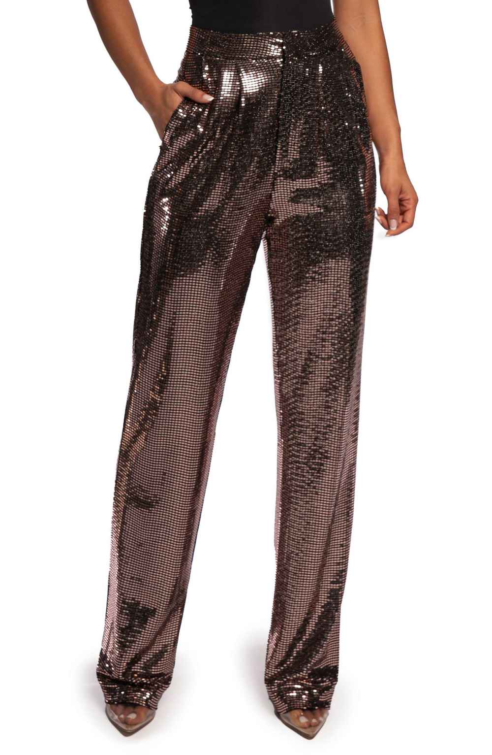 JLUXLABEL Sequin Pants Embody Everything We Love About Disco Style