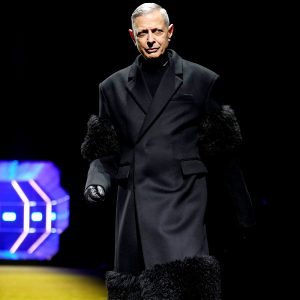 Jeff Goldblum and Kyle MacLachlan Take the Prada Runway by Storm