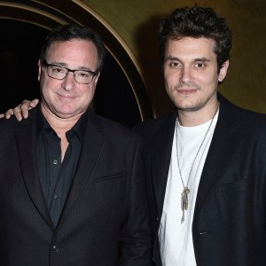 John Mayer Designs Sweatshirt in Bob Saget’s Memory