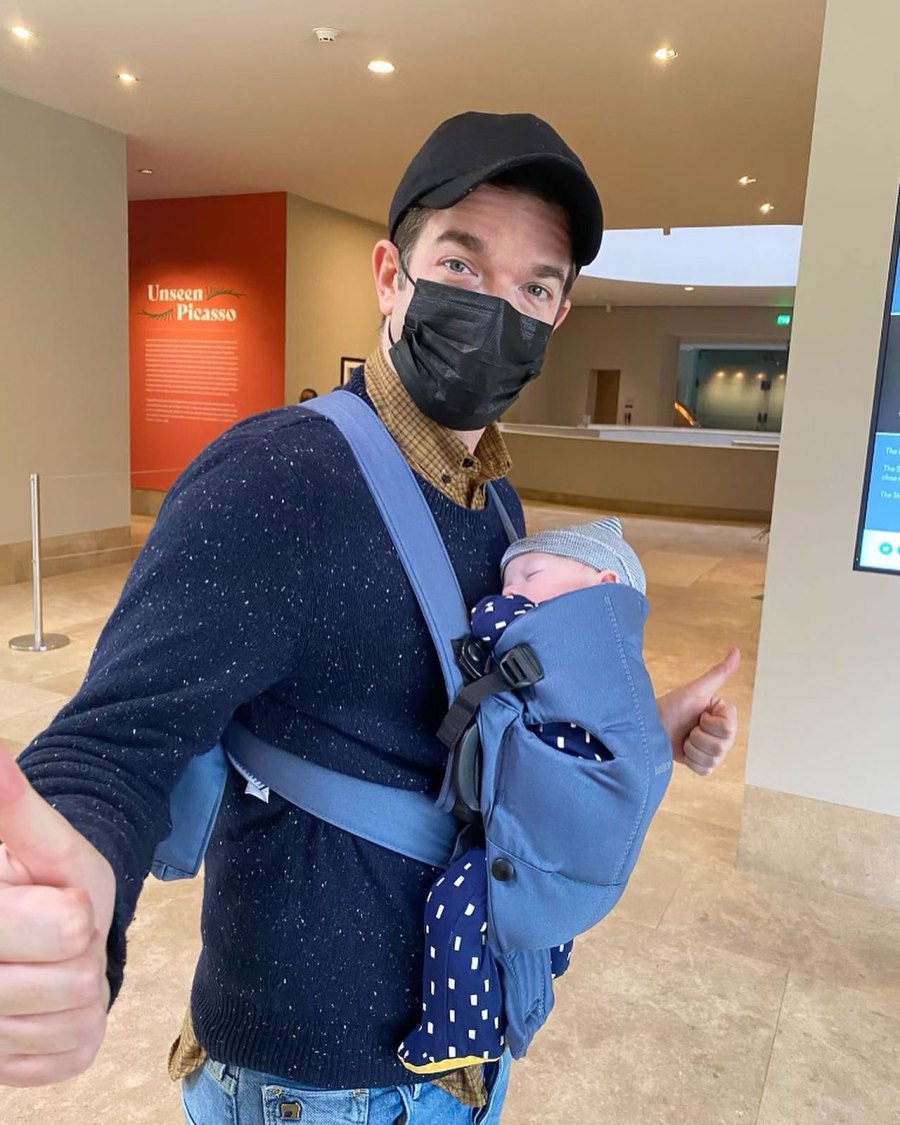 John Mulaney Olivia Munn Celebrate 2 Months With Their Tiny Son Malcolm