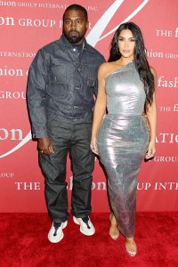 Kanye West and Kim Kardashian Fashion Group Intenational Night