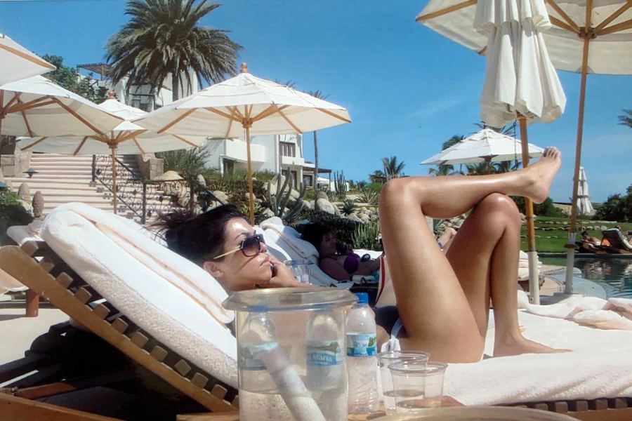 Kourtney Kardashian Just Shared a Throwback Bikini Pic From 2005 — and She Honestly Looks the Same