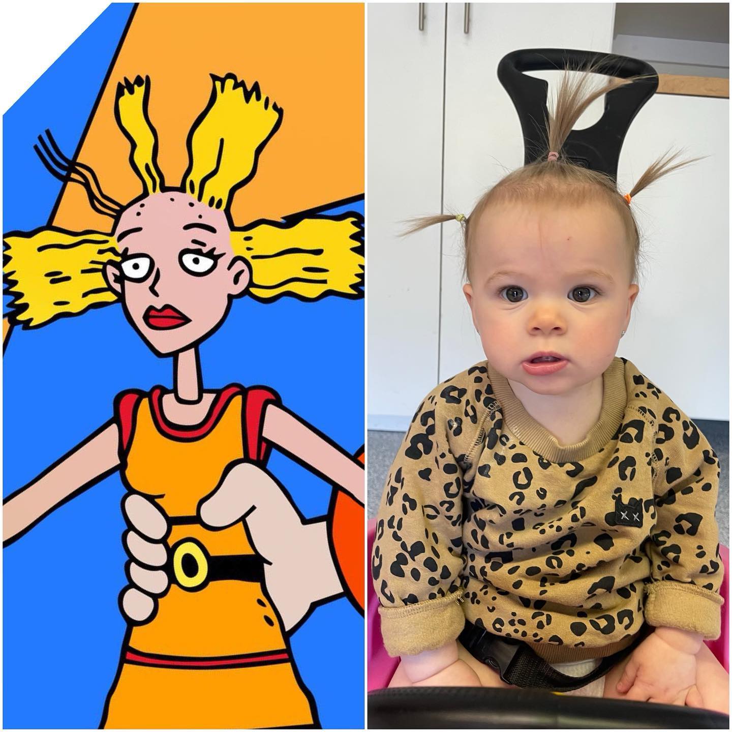 LOL! Hilary Duff Gives Daughter Mae Hairstyle Like 'Rugrats' Doll Cynthia