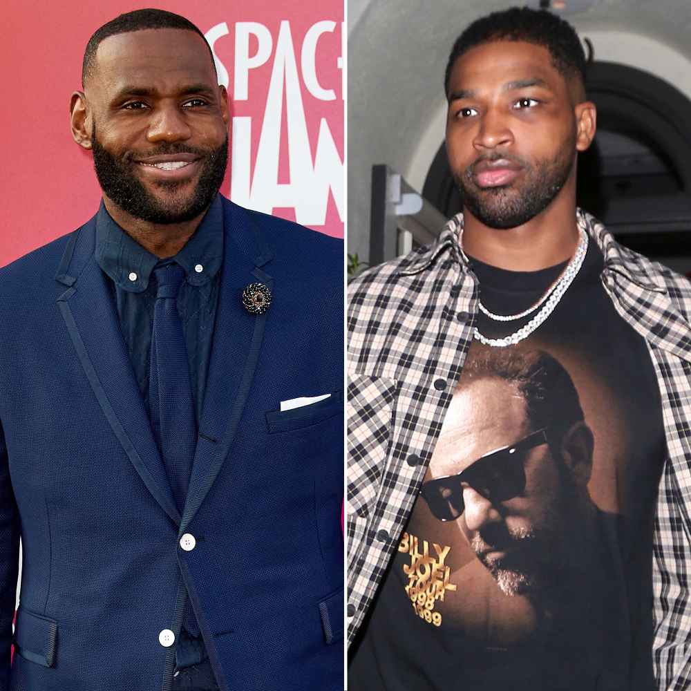 LeBron James Seemingly Yells in Tristan Thompson's Face During NBA Game