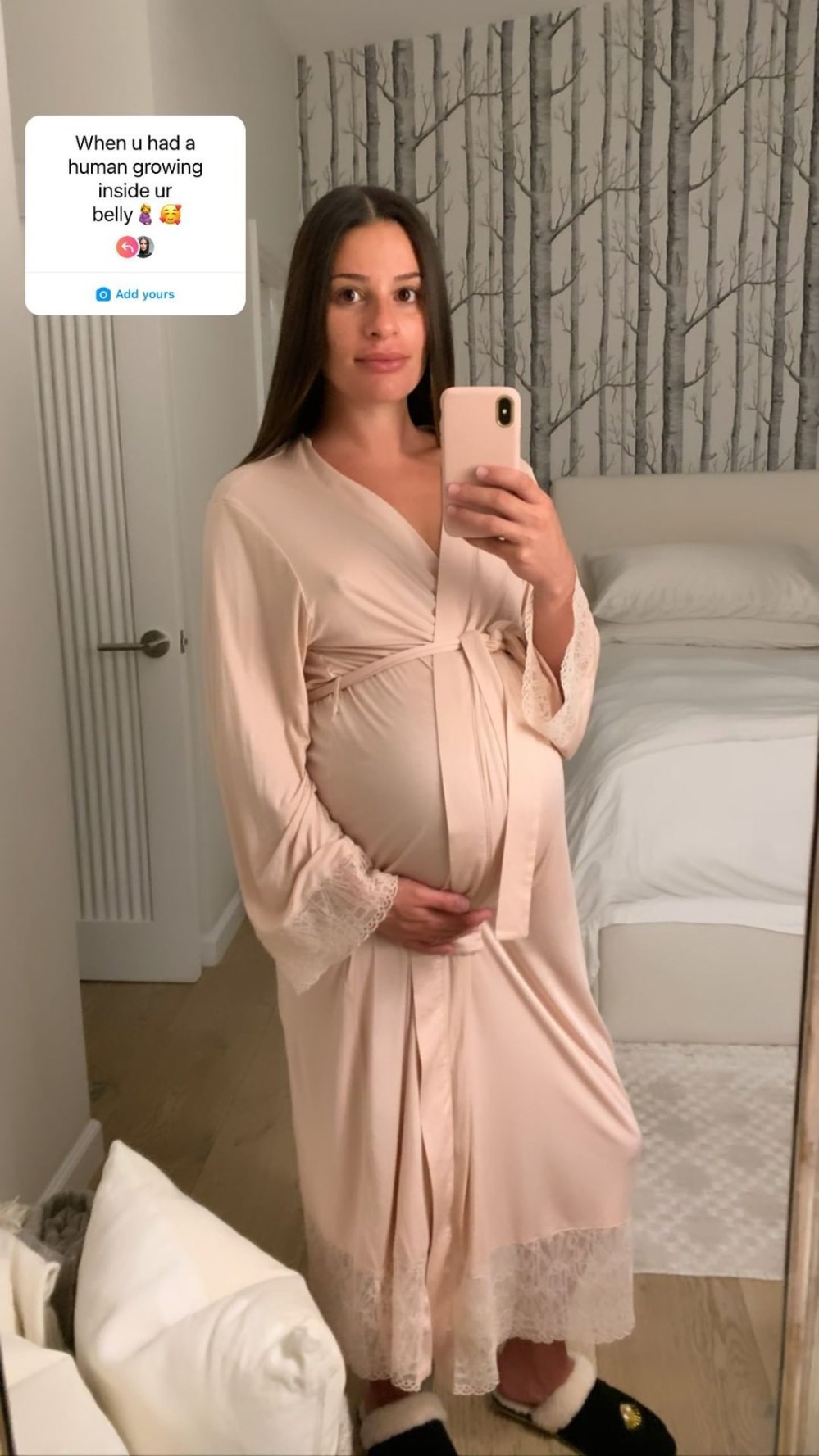 Lea Michele Shares Throwback Bump Photo: Revisit Her Pregnancy Pics