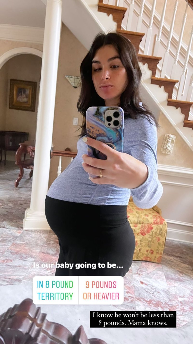 ‘Mama Knows’! Pregnant Ashley Iaconetti Says Baby Will Be at Least 8 Pounds