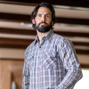 Milo Ventimiglia This Is Us Plaid Shirt Beard Facial Hair