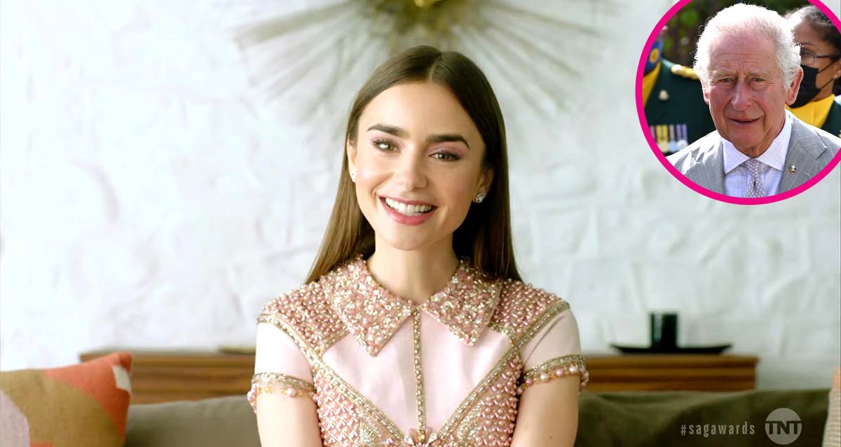 Oops Lily Collins Recalls Throwing Toy Prince Charles Head Kid