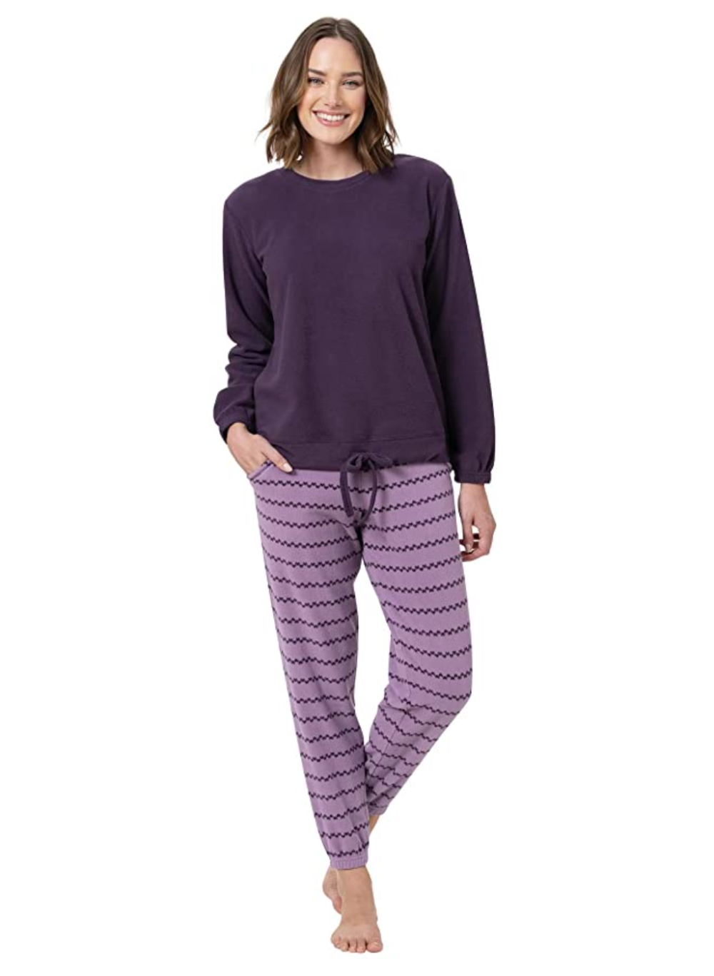 PajamaGram Soft Fleece Pajama Set