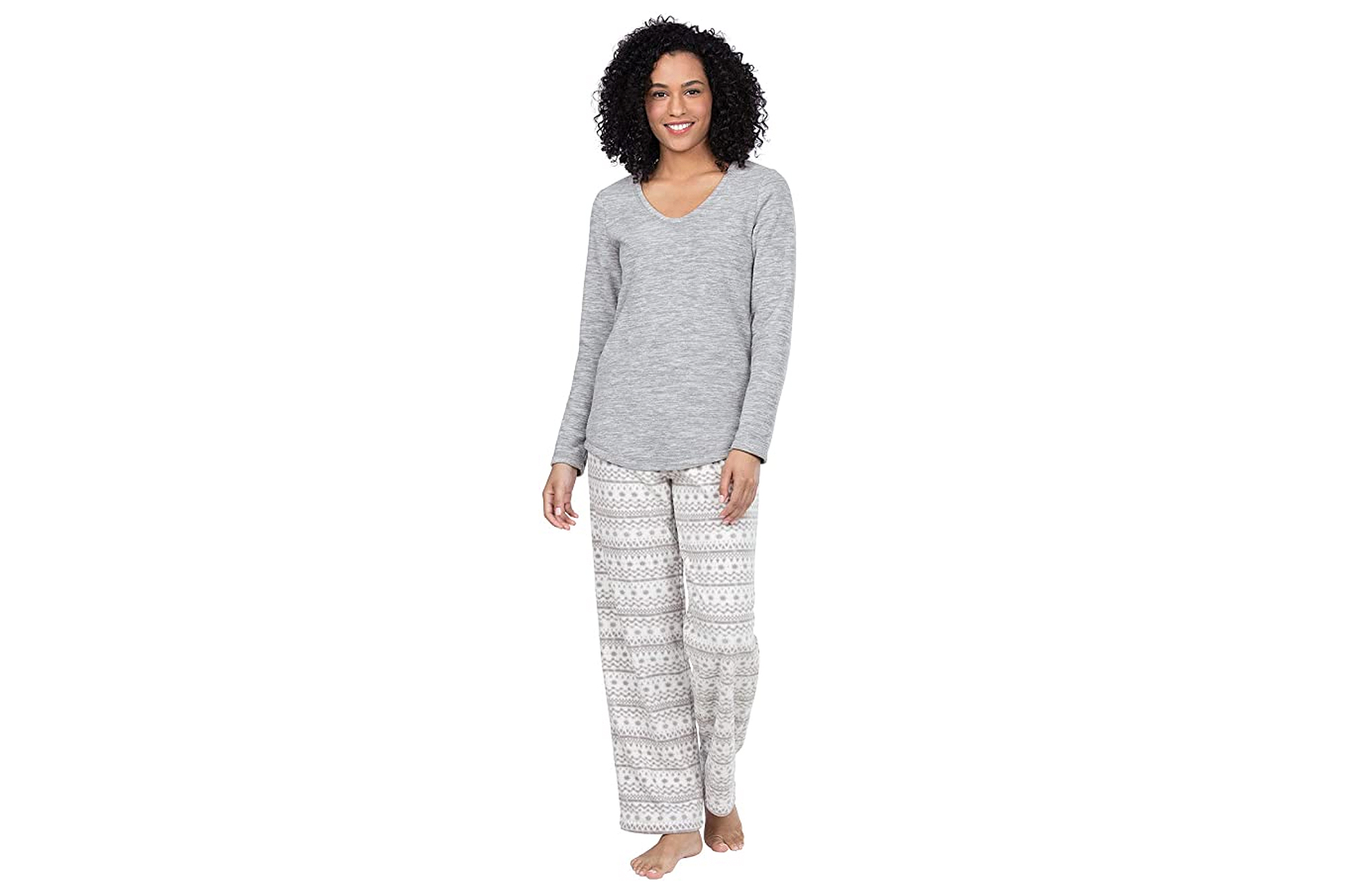 PajamaGram Women Flannel Pajama Set Pajamas for Women