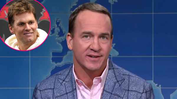 Peyton Manning Compares Tom Brady Retirement Speculation to ‘Emily in Paris’ on ‘SNL’