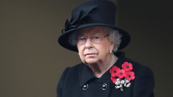 Queen Elizabeth II in black