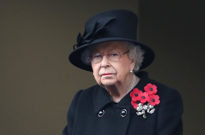 Queen Elizabeth II in black