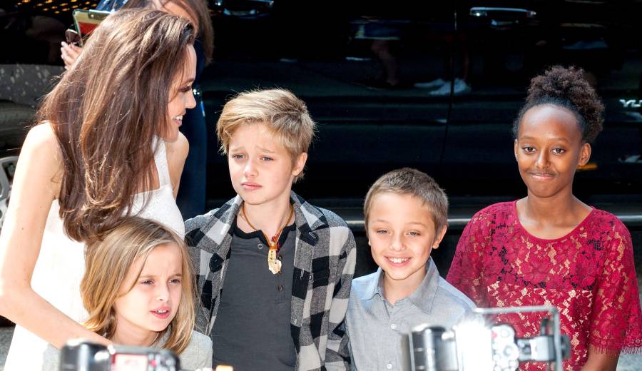 See How Angelina Jolie’s Six Fashionable Kids Keep Stealing the Red Carpet Limelight