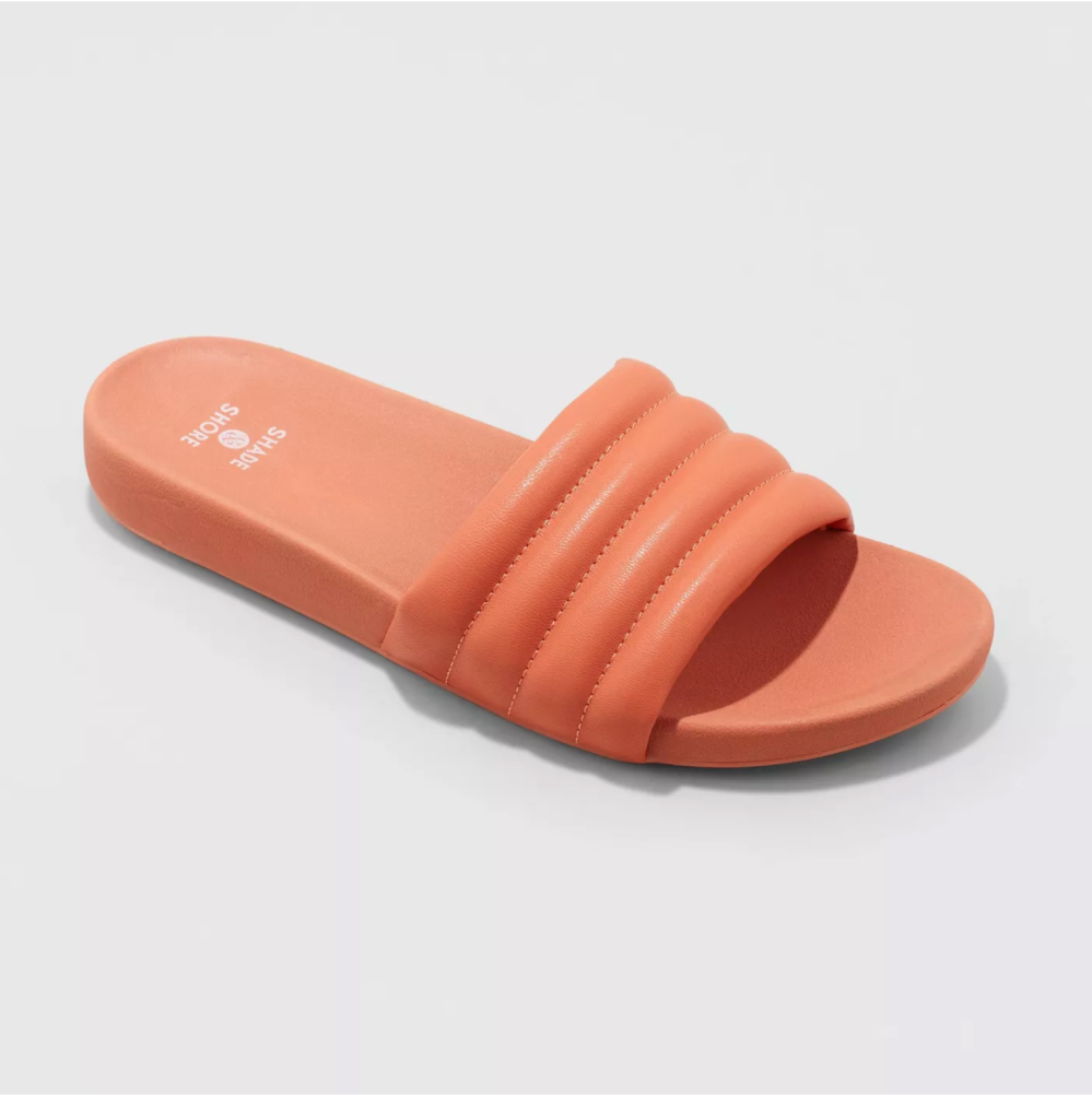 Shade & Shore Women's Kendra Solid Slide Sandals