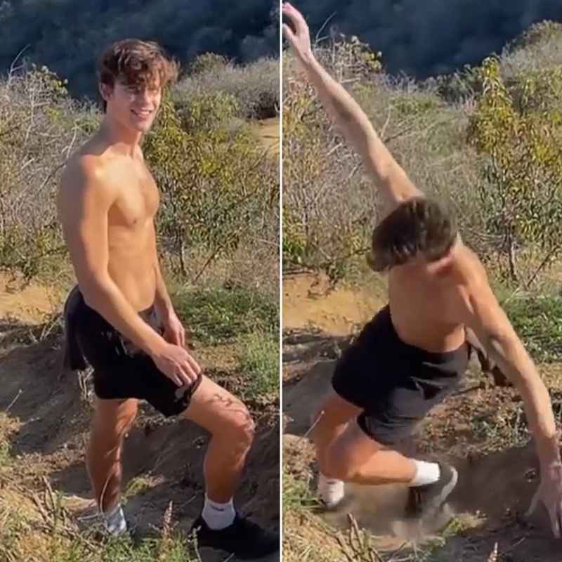LOL! Shawn Mendes Takes a Spill During Weekend Hike