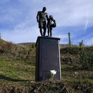 Statue of Kobe and Gianna Bryant Erected at Crash Site 2 Years After Their Deaths