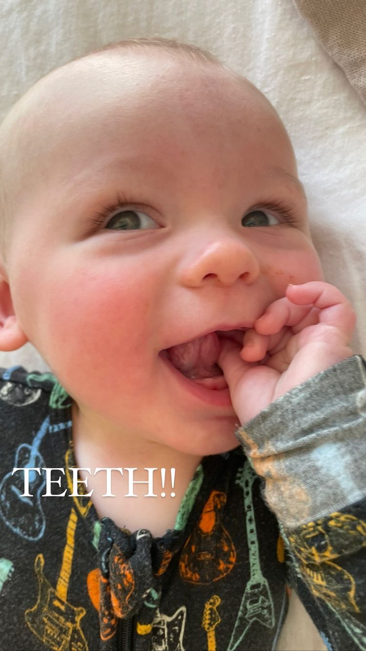 Teething Sucks’! See Lauren Bushnell's Son Dutton’s Sweet Smile