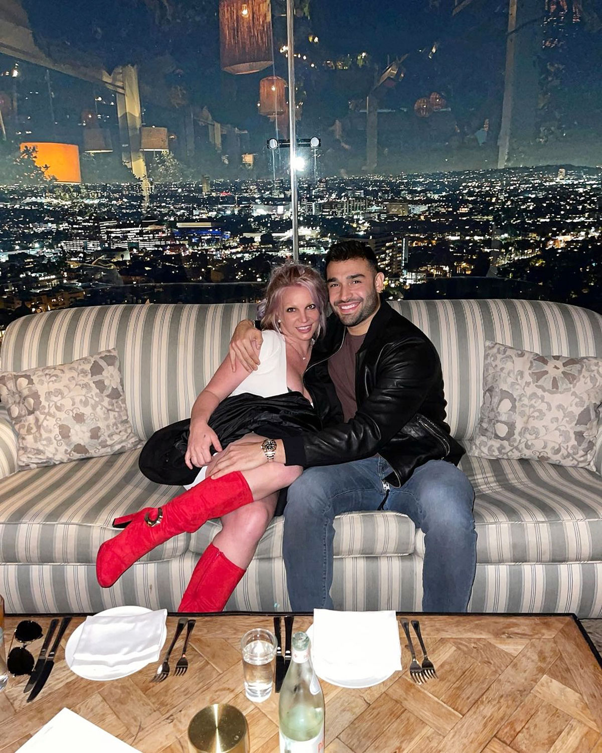 The World Is Theirs Sam Asghari Pens Sweet Note Fiance Britney