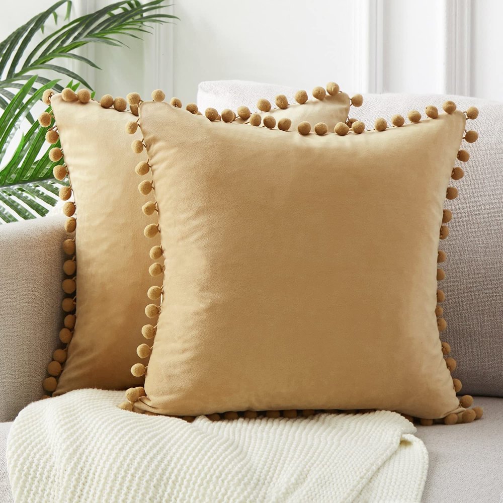 Top Finel Square Decorative Throw Pillow Cover