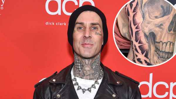 Travis Barker Gets a Massive Barbed Wire Tattoo During His Dentist Appointment