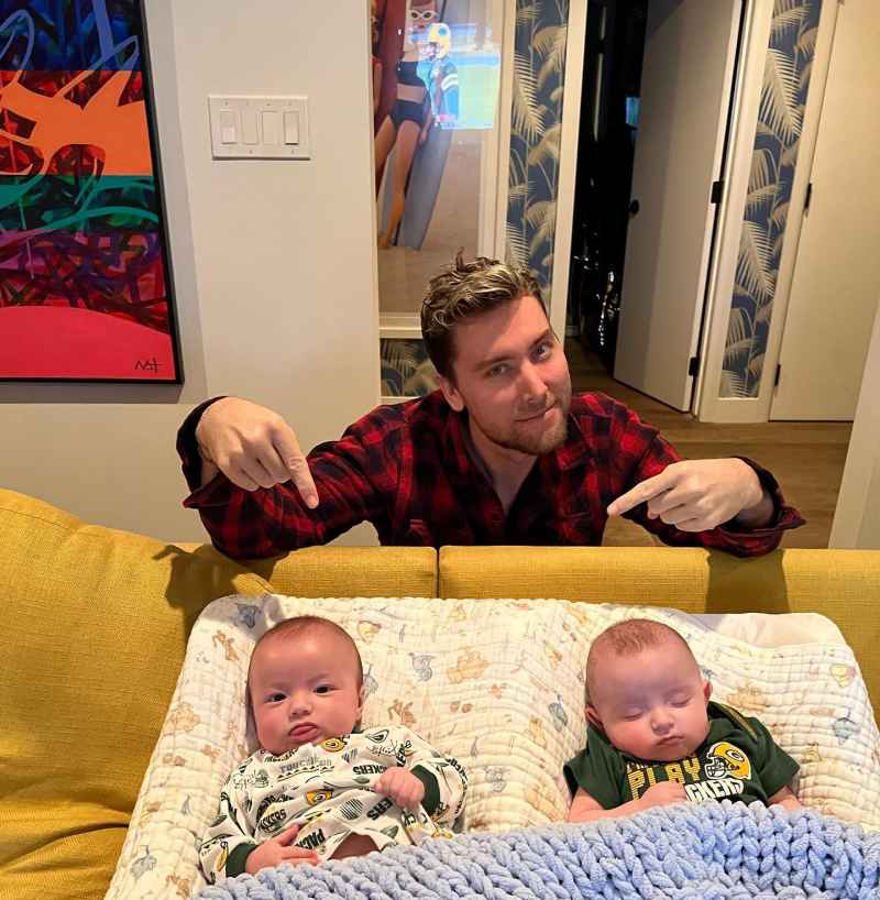 ‘True Packers Fans’! See Lance Bass’ Cutest Photos With His Twins
