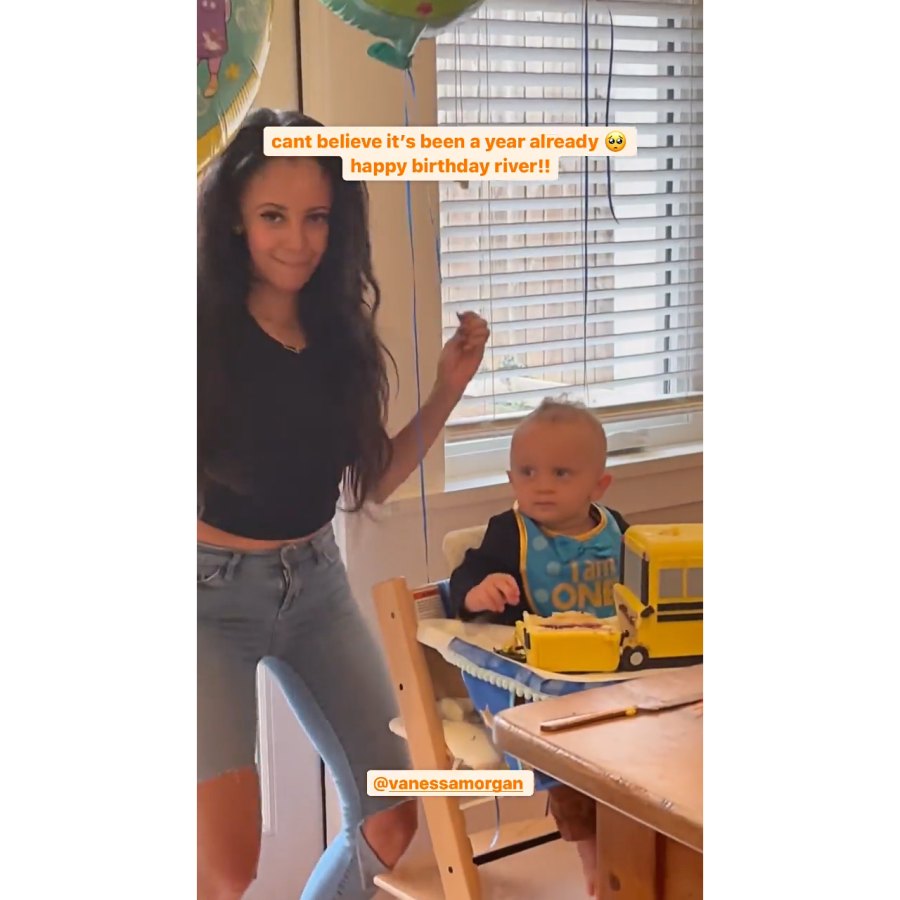 Vanessa Morgan Celebrates Son River’s 1st Birthday With Her ‘Riverdale’ Costars: See Photos