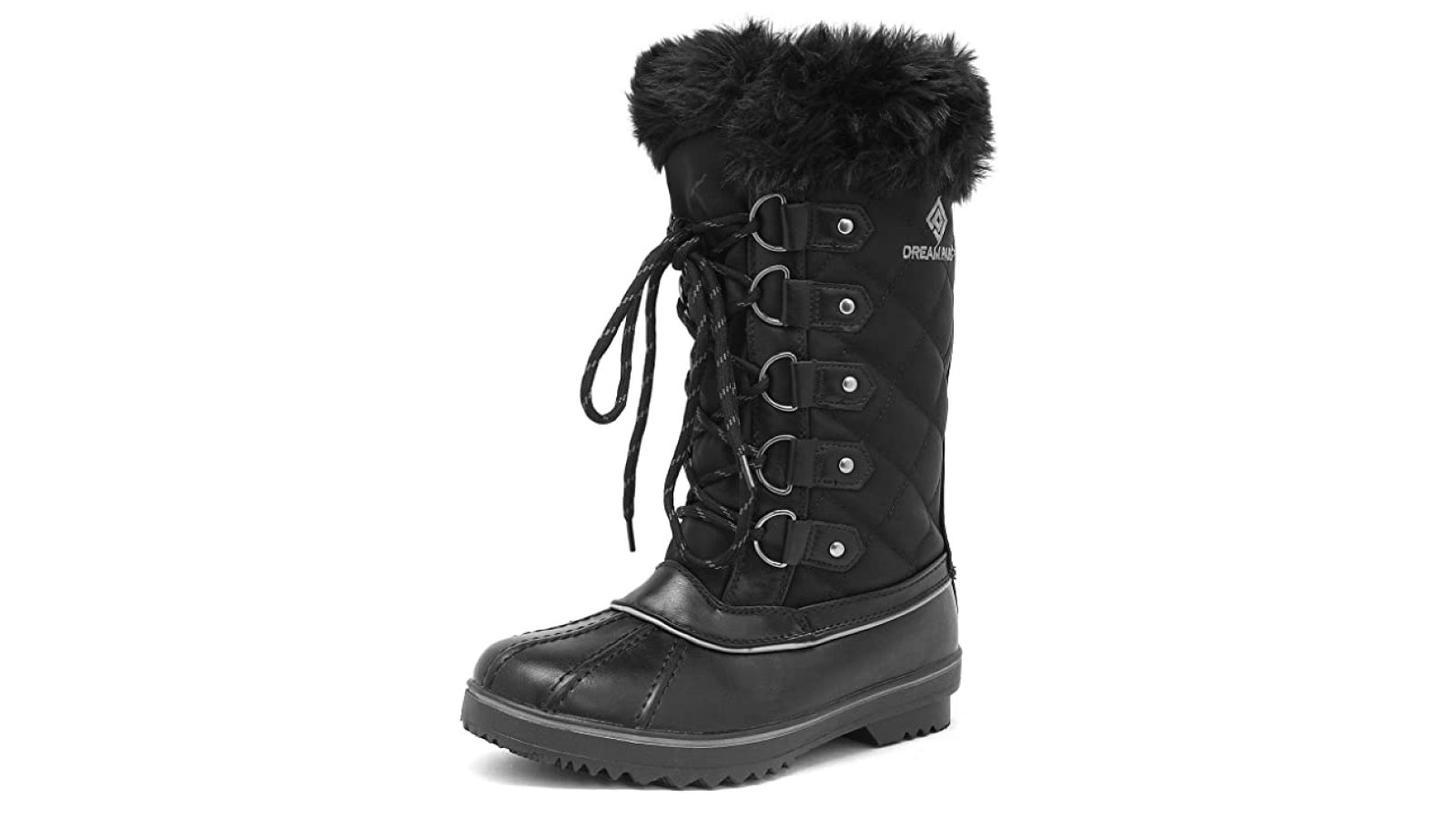 black snow boot