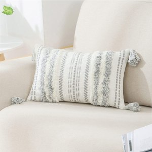 decorUhome Boho Lumbar Decorative Throw Pillow Cover