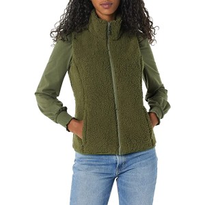 green Sherpa vest