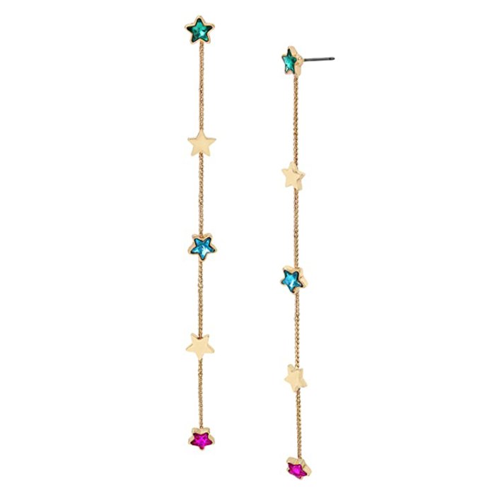 Jessica Simpson multi-color star earrings