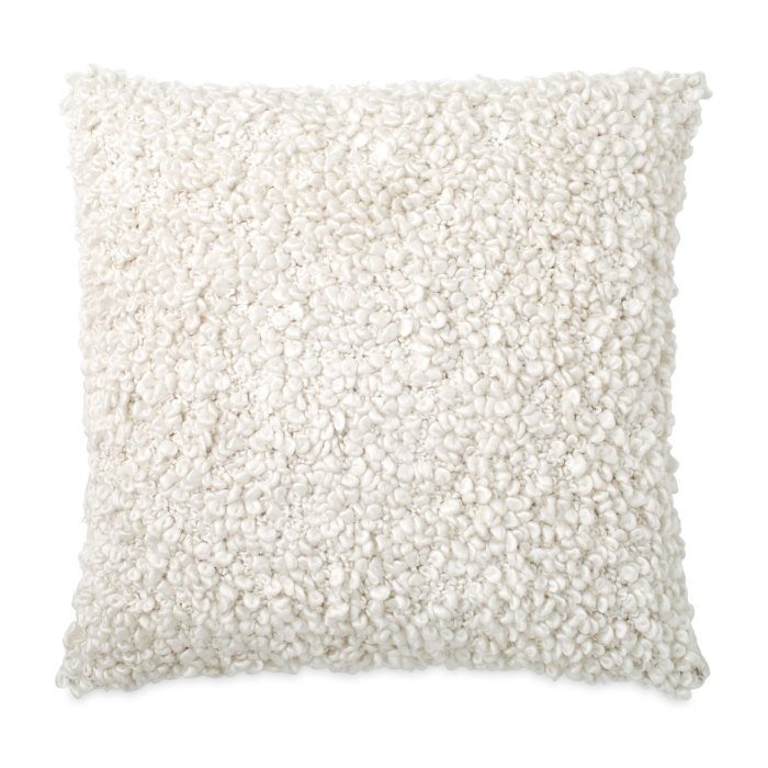 looped decorative pillow