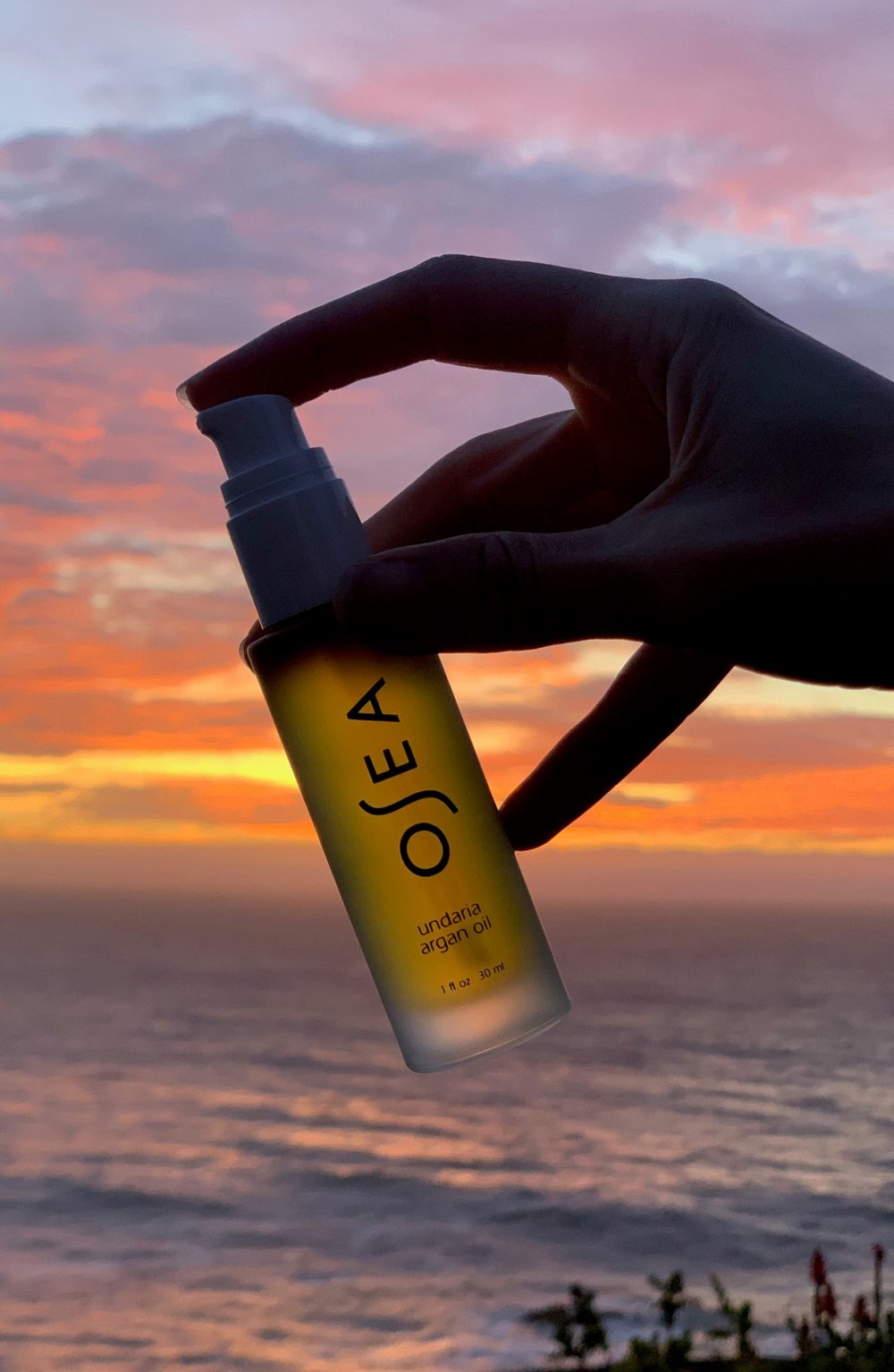 Osea argan oil, sunset