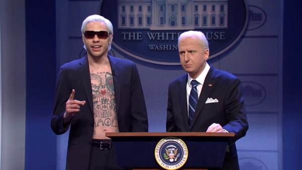 Pete Davidson Jokes in ‘SNL’ Opening That He’s Having ‘More Fun’ This Year Amid Kim Kardashian Romance