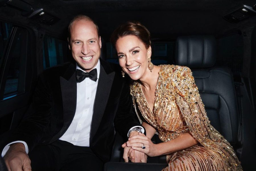 Golden Couple! Prince William and Duchess Kate Dazzle in New Year’s Eve Pic